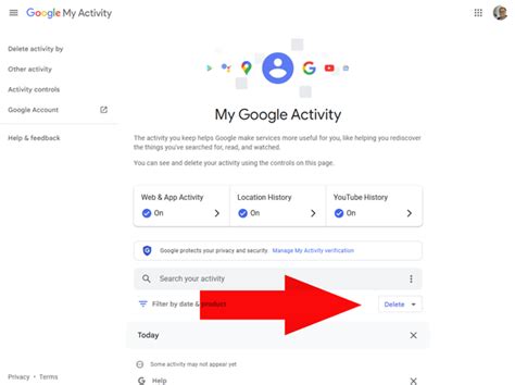 myactivity.google.com history|How to access your Google Activity and delete all history.